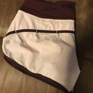 Original Lululemon Run Speed Shorts Size 6